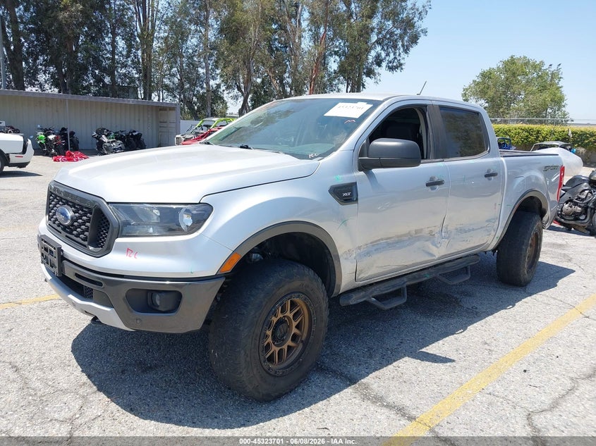 2019 Ford Ranger VIN 1FTER4EHXKLA15740 IAAI salvage auction — LEFT & RIGHT, Salvage (California), sold $7,900 on 2026-07-28 (photo 2)