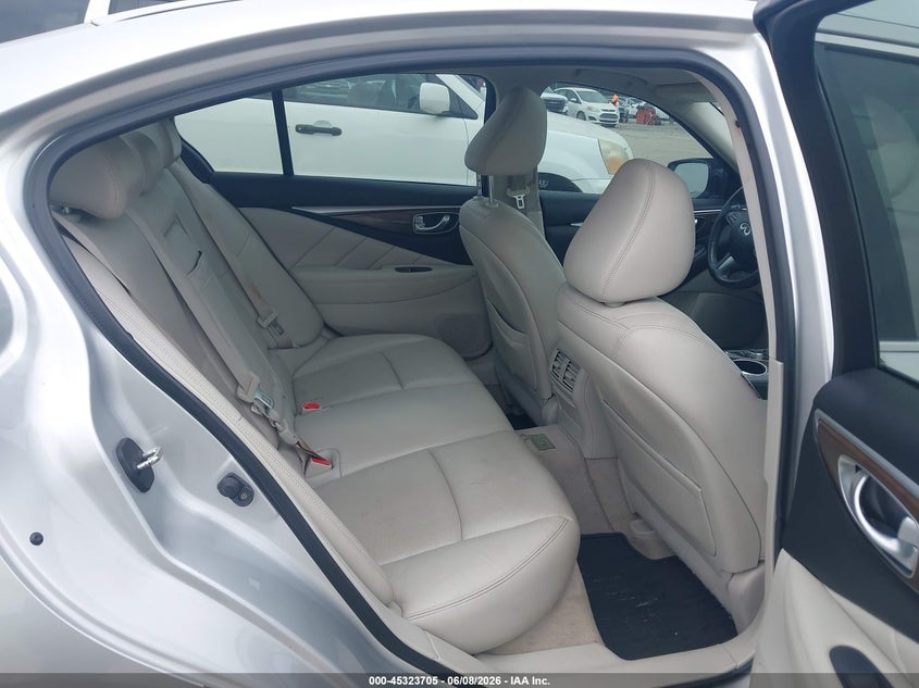 2014 Infiniti Q50 VIN JN1BV7AP1EM685269 IAAI salvage auction — FRONT END, Salvage Title, sold $1,050 on 2026-07-17 (photo 8)