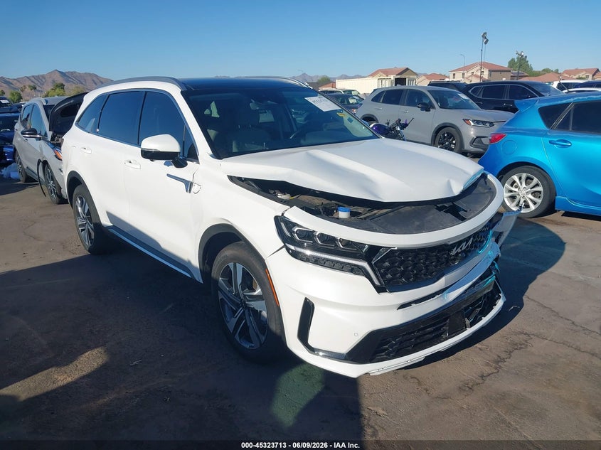 2024 Kia Sorento VIN KNDRMDLH2R5247248 IAAI salvage auction — LEFT FRONT, Salvage Title, sold $13,500 on 2026-07-07 (photo 1)