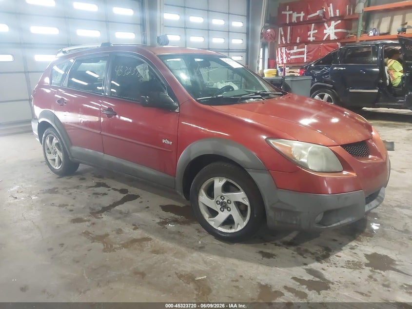 2003 Pontiac Vibe VIN 5Y2SL62853Z467209 IAAI salvage auction — REAR END, Clear (Indiana), sold $525 on 2026-07-17 (photo 1)