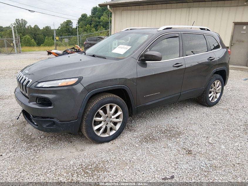 2014 Jeep Cherokee VIN 1C4PJMDS3EW174535 IAAI salvage auction — FRONT END, Salvage Title, sold $400 on 2026-08-21 (photo 2)
