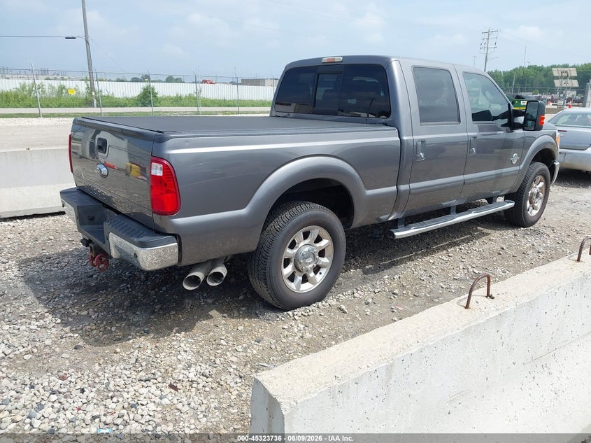 2013 Ford F250 VIN 1FT7W2BT9DEA63574 IAAI salvage auction — NORMAL WEAR, Salvage Title, sold $6,950 on 2026-07-09 (photo 4)