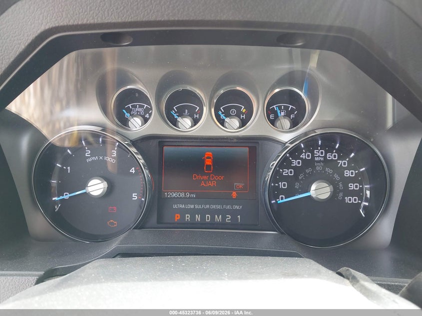 2013 Ford F250 VIN 1FT7W2BT9DEA63574 IAAI salvage auction — NORMAL WEAR, Salvage Title, sold $6,950 on 2026-07-09 (photo 7)