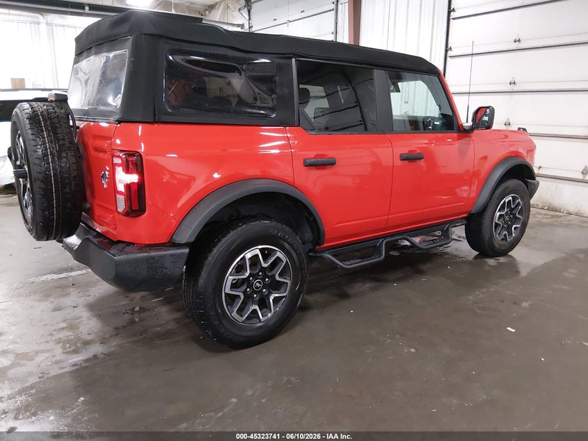 2023 Ford Bronco VIN 1FMDE5BH5PLA98725 IAAI salvage auction — ROOF, Salvage (Iowa), sold $15,800 on 2026-07-28 (photo 4)