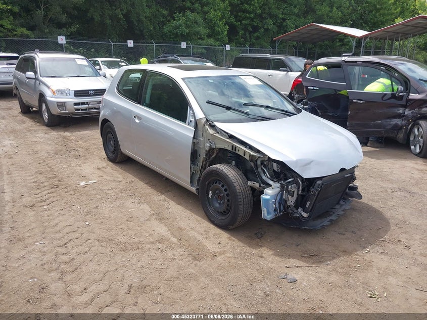 2013 Volkswagen Golf VIN WVWBB7AJ7DW121047 IAAI salvage auction — FRONT END, Salvage - Greater Than 75% (Maryland), sold $975 on 2026-08-11 (photo 1)