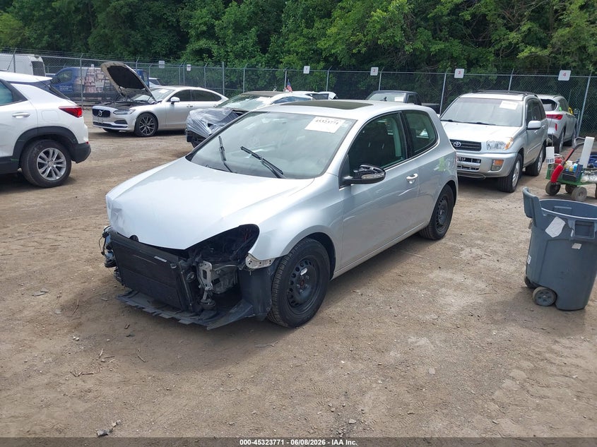 2013 Volkswagen Golf VIN WVWBB7AJ7DW121047 IAAI salvage auction — FRONT END, Salvage - Greater Than 75% (Maryland), sold $975 on 2026-08-11 (photo 2)