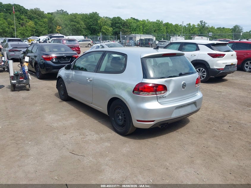 2013 Volkswagen Golf VIN WVWBB7AJ7DW121047 IAAI salvage auction — FRONT END, Salvage - Greater Than 75% (Maryland), sold $975 on 2026-08-11 (photo 3)