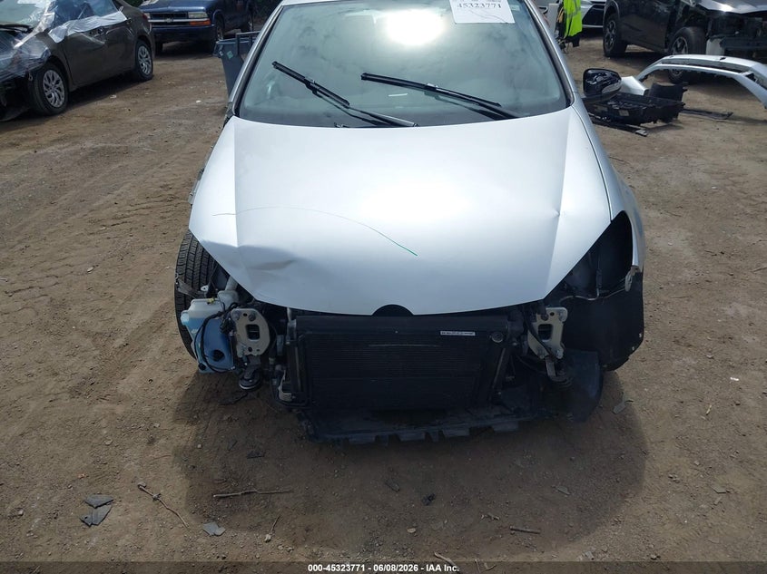2013 Volkswagen Golf VIN WVWBB7AJ7DW121047 IAAI salvage auction — FRONT END, Salvage - Greater Than 75% (Maryland), sold $975 on 2026-08-11 (photo 6)