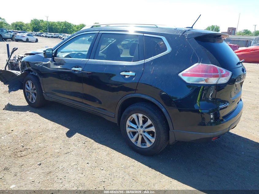 2016 Nissan Rogue VIN KNMAT2MV3GP676537 IAAI salvage auction — FRONT END, Salvage Title, sold $25 on 2026-07-22 (photo 3)