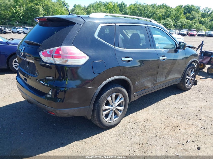 2016 Nissan Rogue VIN KNMAT2MV3GP676537 IAAI salvage auction — FRONT END, Salvage Title, sold $25 on 2026-07-22 (photo 4)