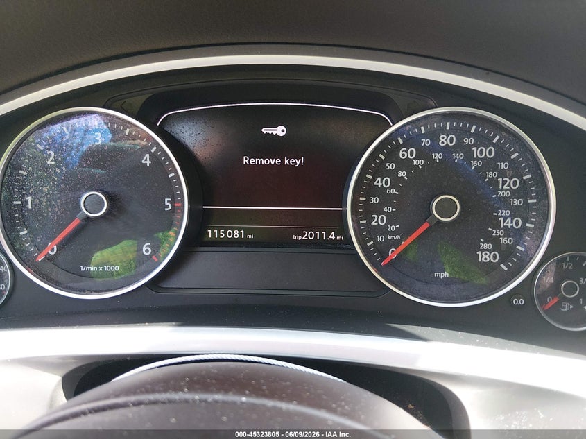 2013 Volkswagen Touareg VIN WVGEP9BP0DD006651 IAAI salvage auction — FRONT END, Salvage Title, sold $25 on 2026-08-16 (photo 7)
