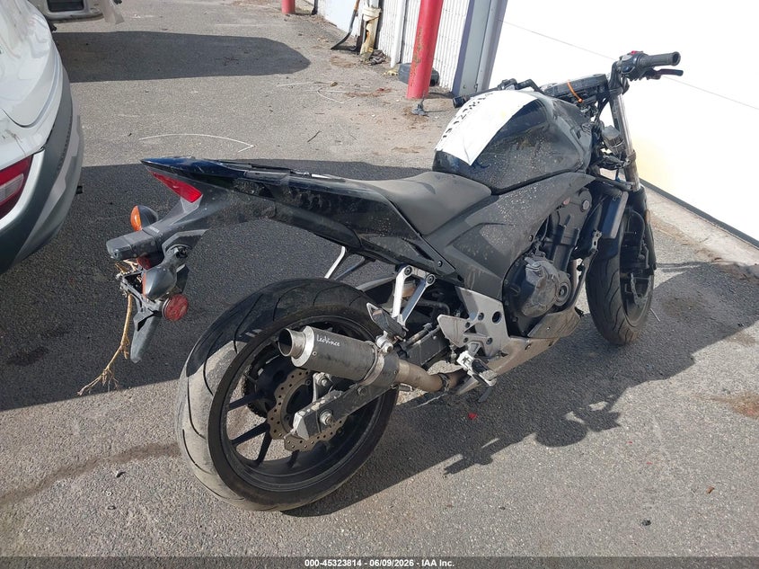 2013 Honda Cbr VIN MLHPC4415D5001389 IAAI salvage auction — SIDE, Salvage Title, sold $100 on 2026-07-08 (photo 4)