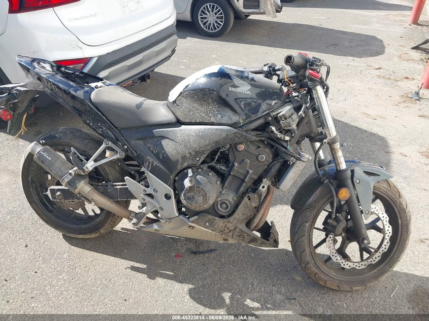 2013 Honda Cbr VIN MLHPC4415D5001389 IAAI salvage auction — SIDE, Salvage Title, sold $100 on 2026-07-08 (photo 8)