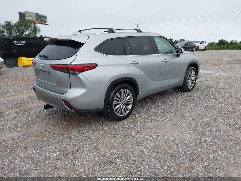 2022 Toyota Highlander VIN 5TDFZRBH6NS199129 IAAI salvage auction — HAIL, Salvage Title, sold $25,200 on 2026-07-06 (photo 4)