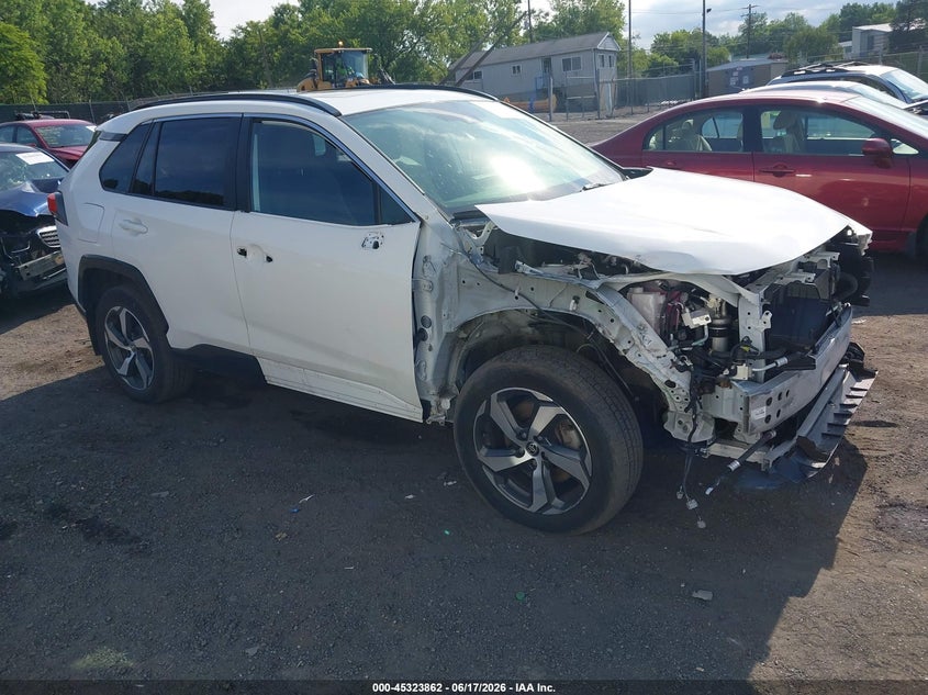 2021 Toyota Rav 4 VIN JTMAB3FVXMD025800 IAAI salvage auction — FRONT END, Salvage (Pennsylvania), sold $13,300 on 2026-07-07 (photo 1)