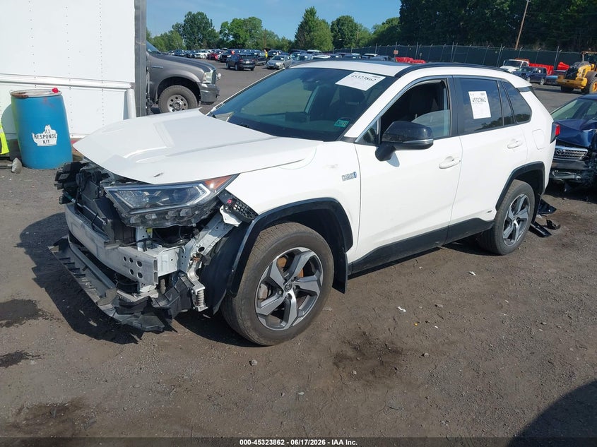 2021 Toyota Rav 4 VIN JTMAB3FVXMD025800 IAAI salvage auction — FRONT END, Salvage (Pennsylvania), sold $13,300 on 2026-07-07 (photo 2)