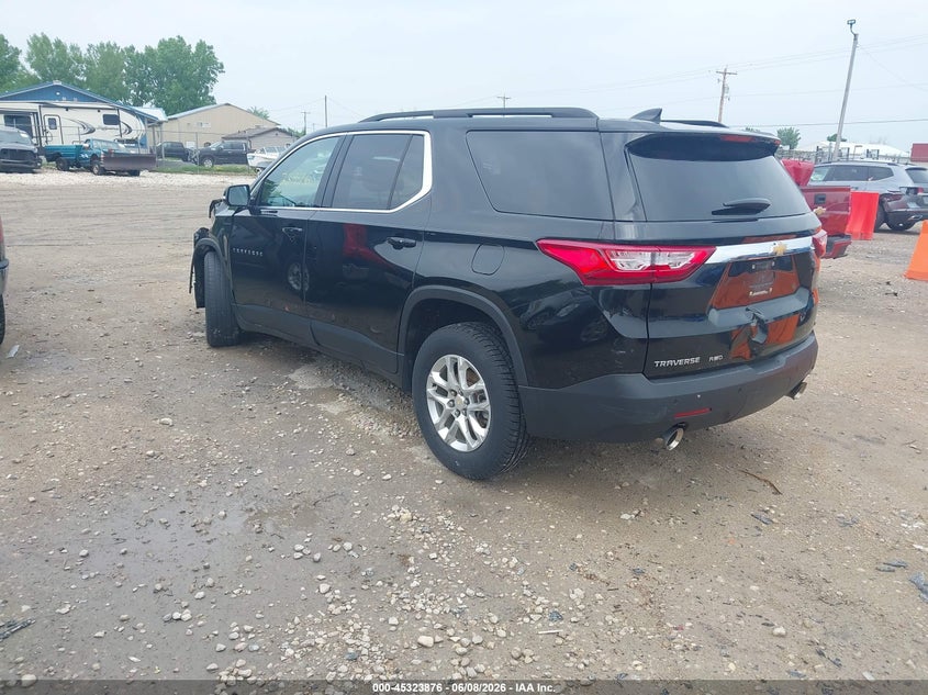 2020 Chevrolet Traverse VIN 1GNEVHKW6LJ187256 IAAI salvage auction — FRONT & REAR, Salvage Title, sold $2,900 on 2026-07-09 (photo 3)