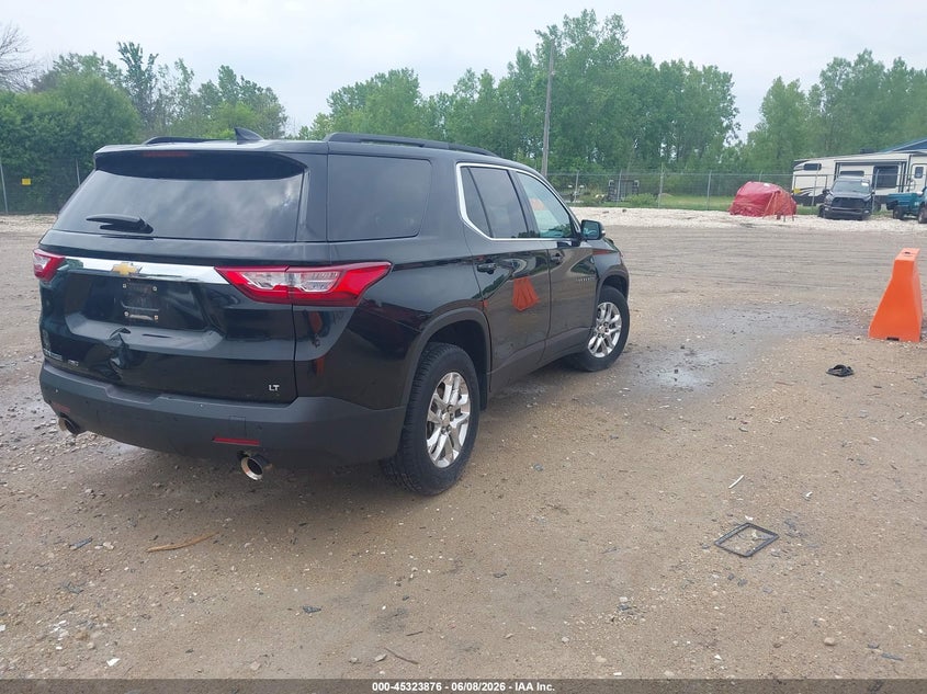 2020 Chevrolet Traverse VIN 1GNEVHKW6LJ187256 IAAI salvage auction — FRONT & REAR, Salvage Title, sold $2,900 on 2026-07-09 (photo 4)