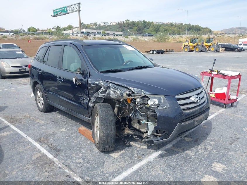 2012 Hyundai Santa fe VIN 5XYZG3AB2CG151666 IAAI salvage auction — RIGHT FRONT, Salvage Title, sold $1,100 on 2026-07-22 (photo 1)