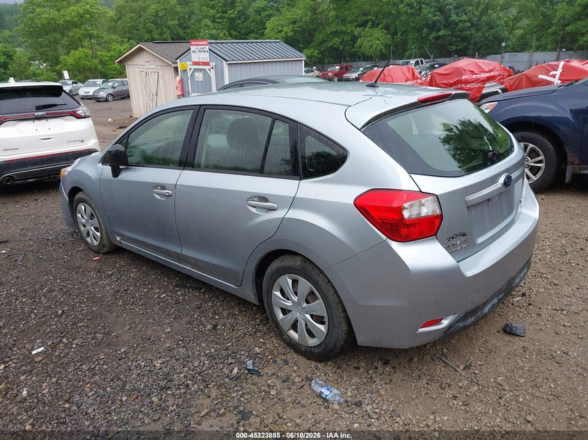 2013 Subaru Impreza VIN JF1GPAA62DH824288 IAAI salvage auction — NORMAL WEAR, Clear (Pennsylvania), sold $425 on 2026-07-14 (photo 3)