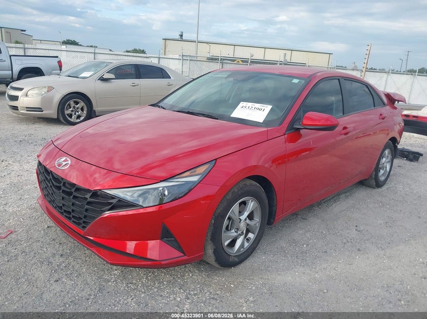 2021 Hyundai Elantra VIN 5NPLL4AG9MH051044 IAAI salvage auction — REAR END, Rebuildable (Florida), sold $4,450 on 2026-07-21 (photo 2)