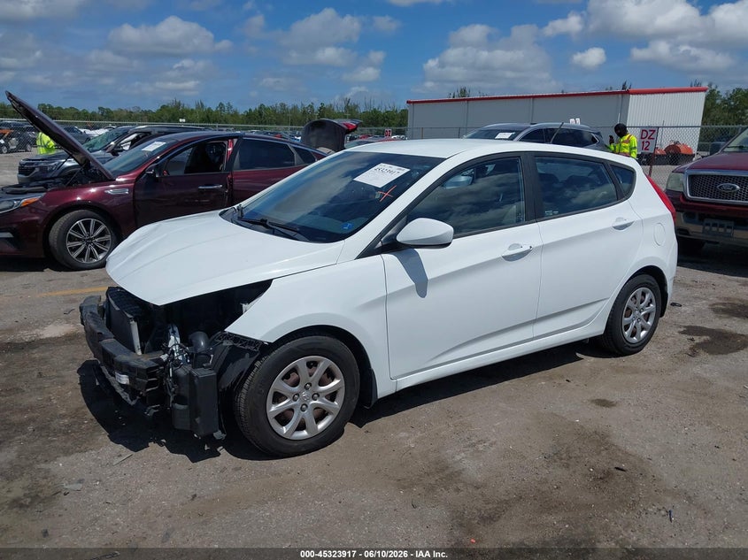 2013 Hyundai Accent VIN KMHCT5AE1DU127376 IAAI salvage auction — FRONT END, Rebuildable (Florida), sold $750 on 2026-07-13 (photo 2)