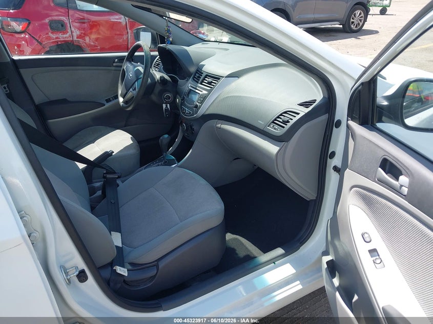 2013 Hyundai Accent VIN KMHCT5AE1DU127376 IAAI salvage auction — FRONT END, Rebuildable (Florida), sold $750 on 2026-07-13 (photo 5)