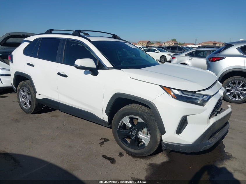 2023 Toyota Rav 4 VIN JTMRWRFV6PD195652 IAAI salvage auction — LEFT FRONT, Salvage Title, sold $9,100 on 2026-07-07 (photo 1)