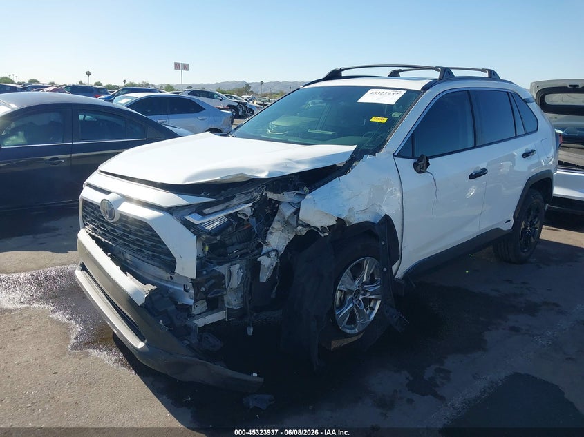 2023 Toyota Rav 4 VIN JTMRWRFV6PD195652 IAAI salvage auction — LEFT FRONT, Salvage Title, sold $9,100 on 2026-07-07 (photo 2)