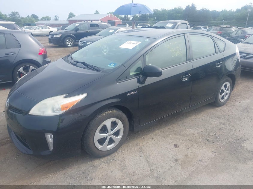 2013 Toyota Prius VIN JTDKN3DU7D5577805 IAAI salvage auction — NORMAL WEAR, Salvage Title, sold $1,750 on 2026-07-21 (photo 2)