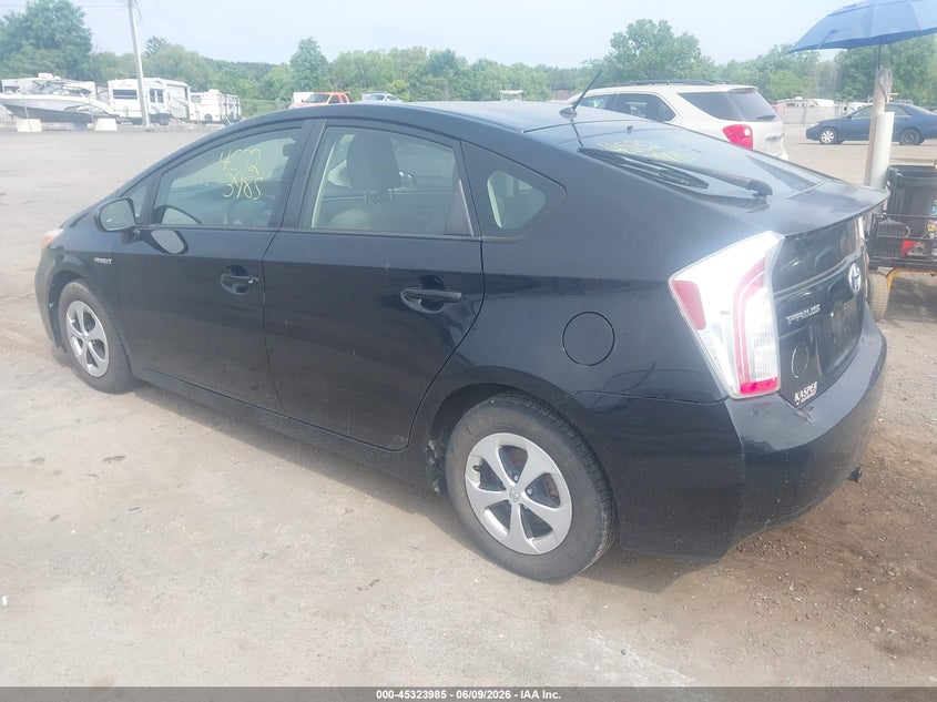 2013 Toyota Prius VIN JTDKN3DU7D5577805 IAAI salvage auction — NORMAL WEAR, Salvage Title, sold $1,750 on 2026-07-21 (photo 3)