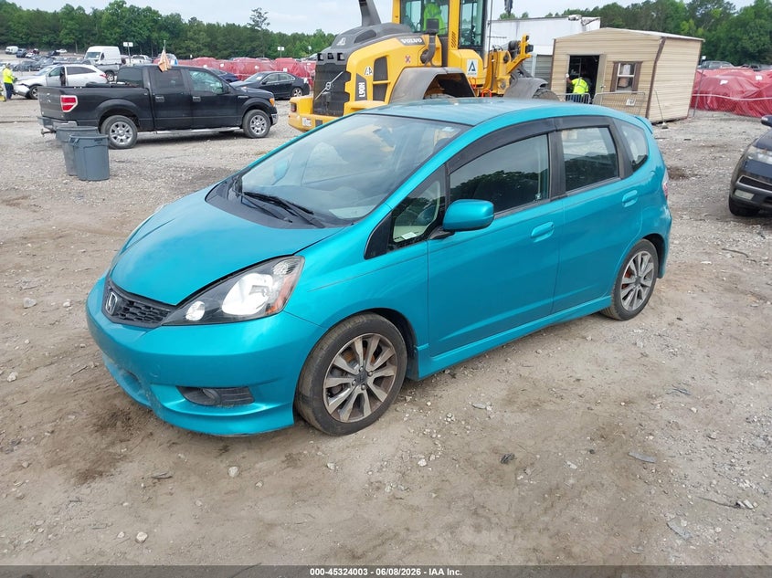 2012 Honda Fit VIN JHMGE8H51CC011086 IAAI salvage auction — REAR END, Salvage Title, sold $1,850 on 2026-07-17 (photo 2)
