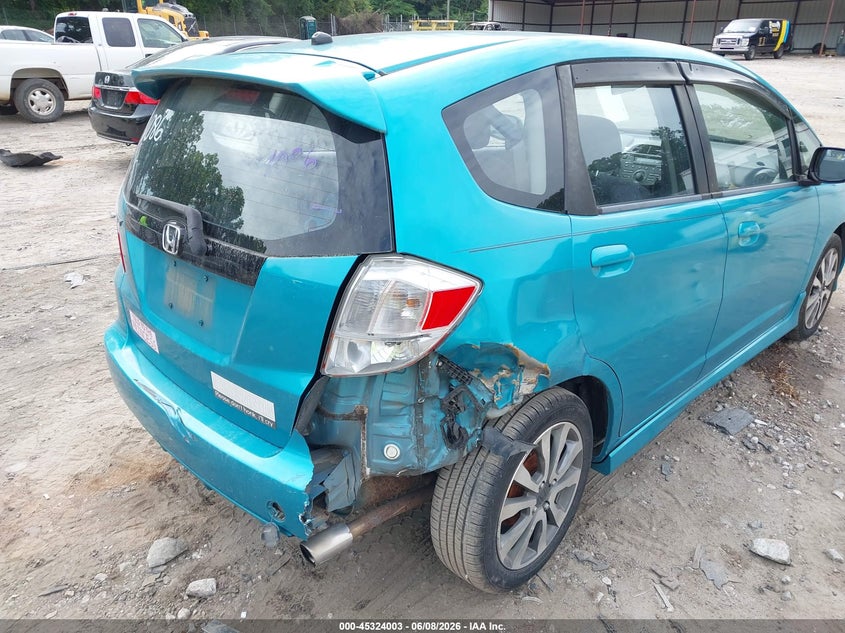 2012 Honda Fit VIN JHMGE8H51CC011086 IAAI salvage auction — REAR END, Salvage Title, sold $1,850 on 2026-07-17 (photo 6)