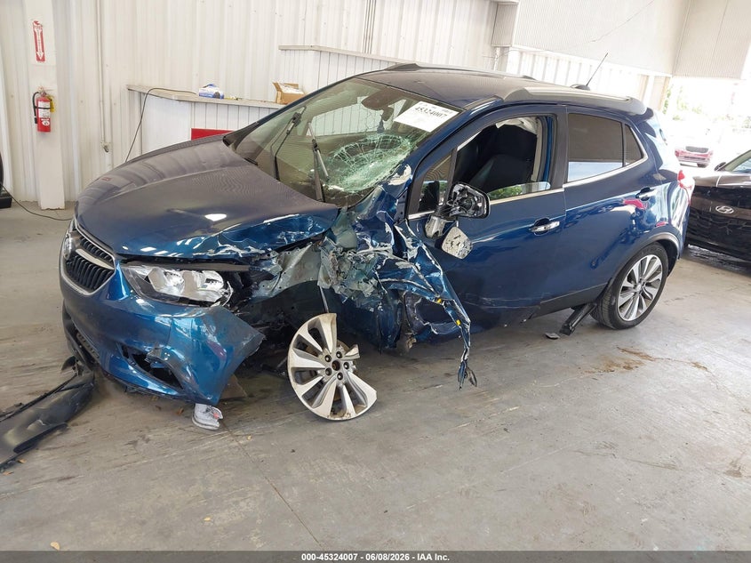 2019 Buick Encore VIN KL4CJASB7KB906677 IAAI salvage auction — LEFT FRONT, Salvage Title, sold $1,050 on 2026-07-15 (photo 2)