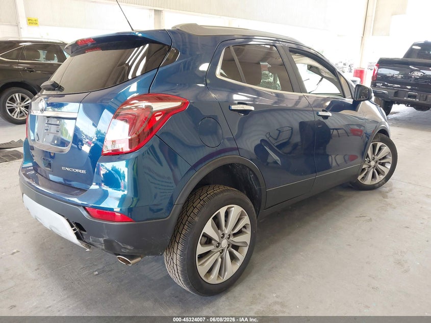 2019 Buick Encore VIN KL4CJASB7KB906677 IAAI salvage auction — LEFT FRONT, Salvage Title, sold $1,050 on 2026-07-15 (photo 4)