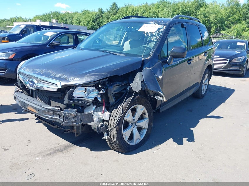 2016 Subaru Forester VIN JF2SJADC1GH541989 IAAI salvage auction — FRONT END, Salvage (Connecticut), sold $975 on 2026-07-09 (photo 2)