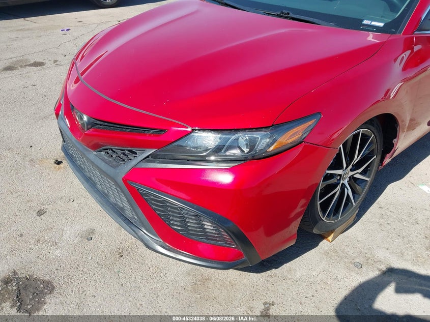 2023 Toyota Camry VIN 4T1G11AK1PU095510 IAAI salvage auction — FRONT END, Salvage Title, sold $7,100 on 2026-08-26 (photo 6)