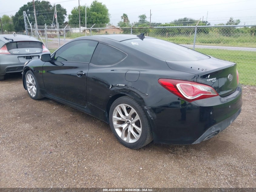 2013 Hyundai Genesis VIN KMHHU6KJ6DU097988 IAAI salvage auction — REAR END, Original (Texas), sold $650 on 2026-07-21 (photo 3)