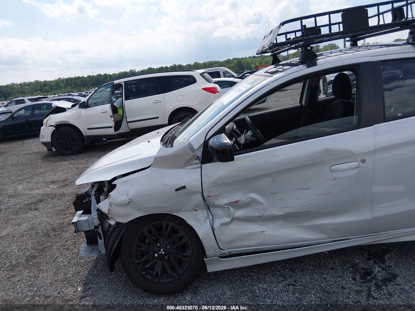 2024 Mitsubishi Mirage VIN ML32FUFJ8RHF03679 IAAI salvage auction — FRONT END, Salvage Title, sold $2,700 on 2026-07-20 (photo 6)