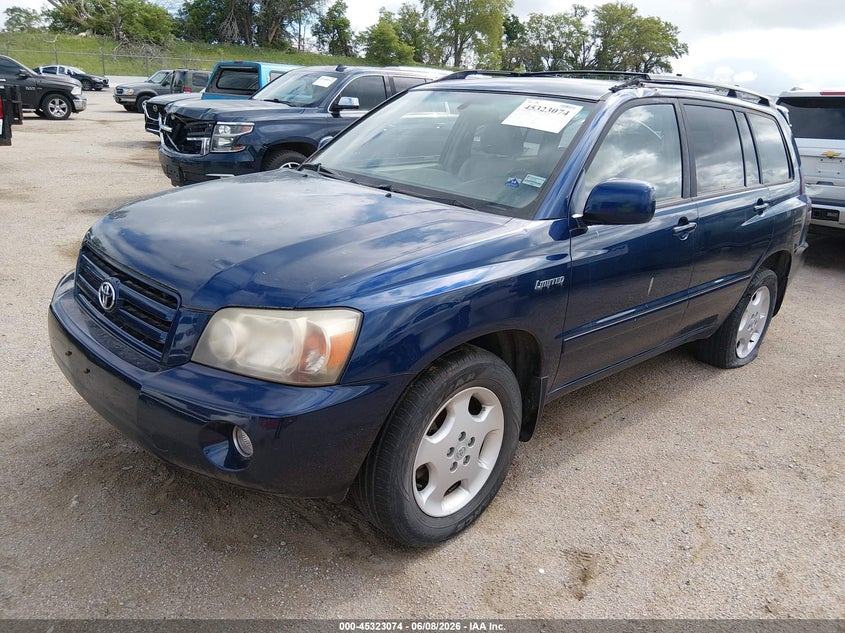 2005 Toyota Highlander VIN JTEEP21A050134076 IAAI salvage auction — NORMAL WEAR, Certificate Of Title (Nebraska), sold $1,200 on 2026-07-30 (photo 2)