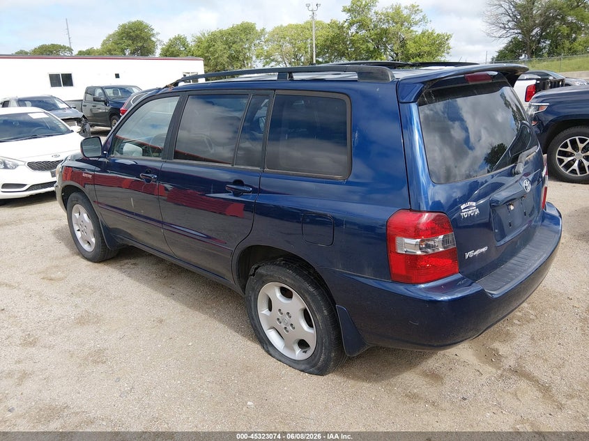 2005 Toyota Highlander VIN JTEEP21A050134076 IAAI salvage auction — NORMAL WEAR, Certificate Of Title (Nebraska), sold $1,200 on 2026-07-30 (photo 3)
