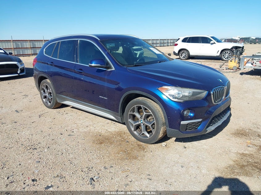2018 BMW X1 VIN WBXHU7C32J5H44523 IAAI salvage auction — HAIL, Original (Texas), sold $325 on 2026-07-29 (photo 1)