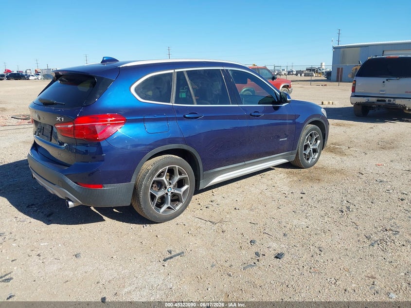 2018 BMW X1 VIN WBXHU7C32J5H44523 IAAI salvage auction — HAIL, Original (Texas), sold $325 on 2026-07-29 (photo 4)