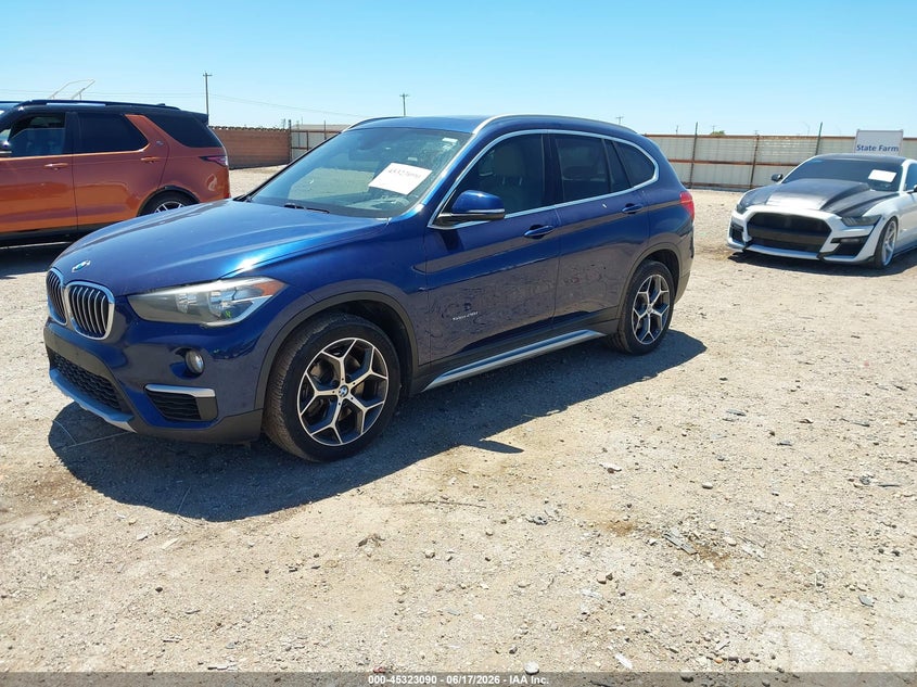 2018 BMW X1 VIN WBXHU7C32J5H44523 IAAI salvage auction — HAIL, Original (Texas), sold $325 on 2026-07-29 (photo 2)