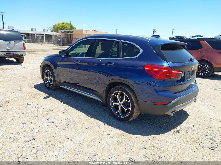 2018 BMW X1 VIN WBXHU7C32J5H44523 IAAI salvage auction — HAIL, Original (Texas), sold $325 on 2026-07-29 (photo 3)