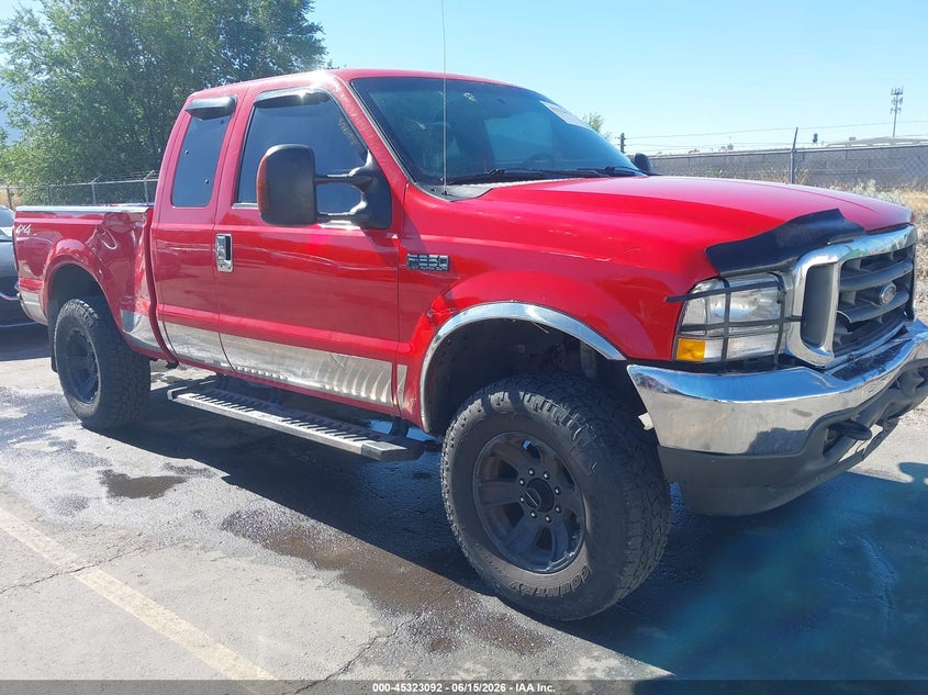 2004 Ford F-250 VIN 1FTNX21L34ED05085 IAAI salvage auction — FRONT END, Salvage (Idaho), sold $2,850 on 2026-07-09 (photo 1)