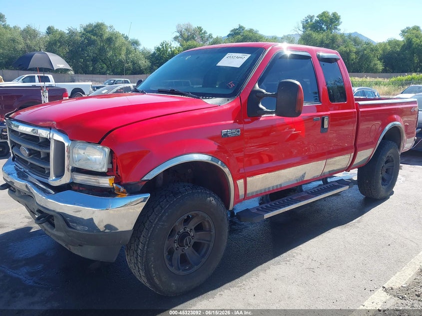 2004 Ford F-250 VIN 1FTNX21L34ED05085 IAAI salvage auction — FRONT END, Salvage (Idaho), sold $2,850 on 2026-07-09 (photo 2)