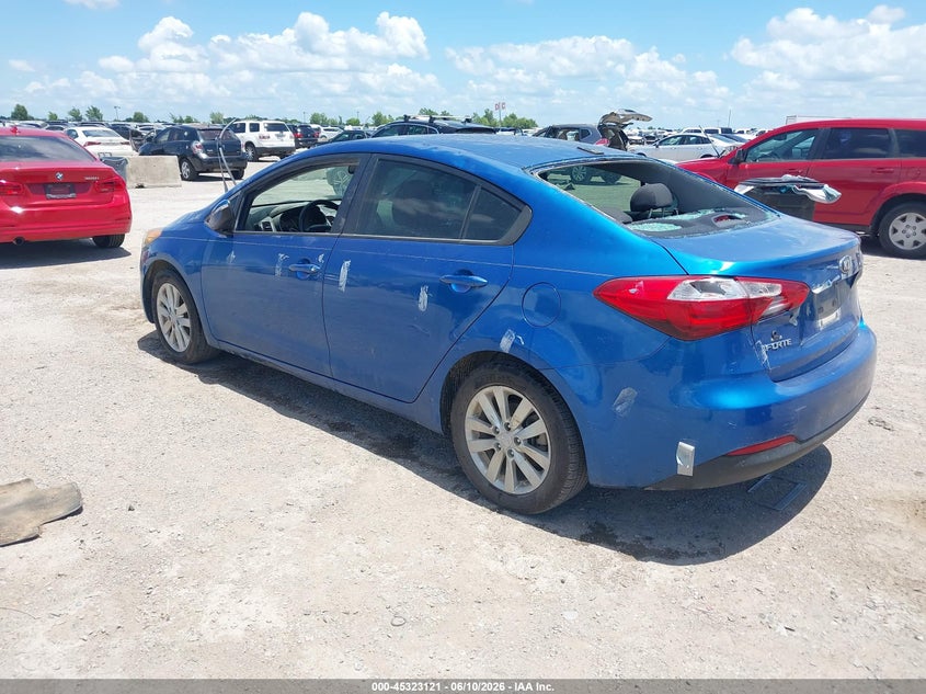 2014 Kia Forte VIN KNAFX4A60E5219855 IAAI salvage auction — HAIL, Original (Texas), sold $75 on 2026-07-29 (photo 3)