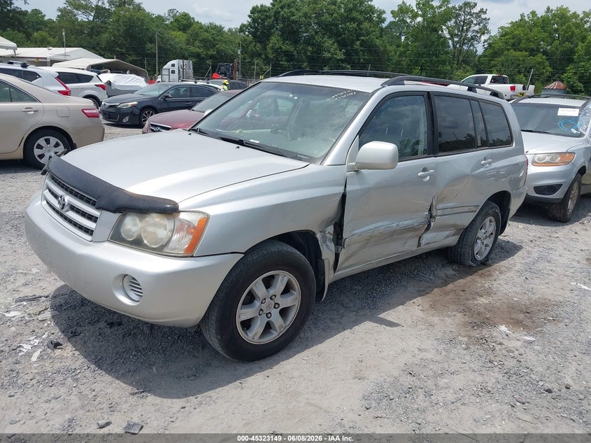 2001 Toyota Highlander VIN JTEHF21A310035133 IAAI salvage auction — SIDE, Salvage (South Carolina), sold $850 on 2026-07-07 (photo 2)