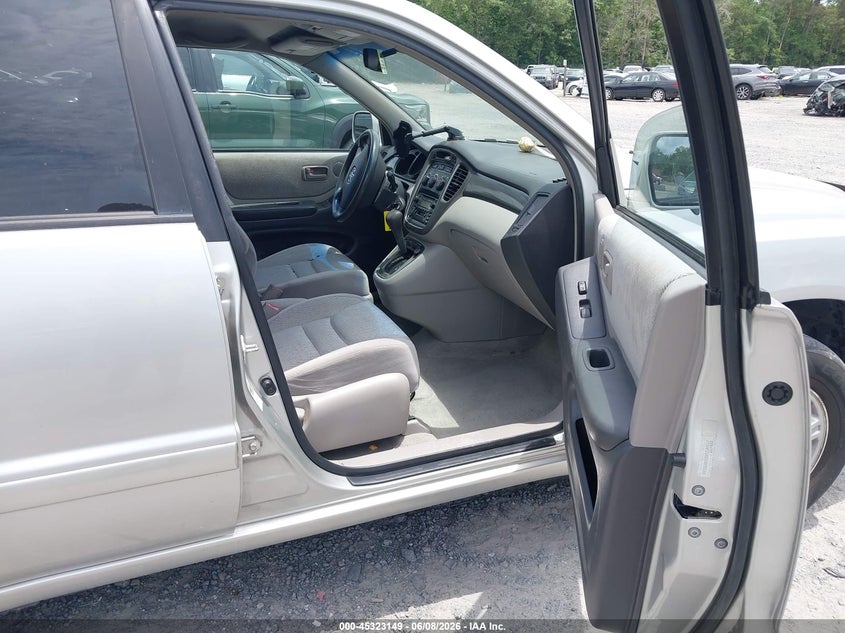 2001 Toyota Highlander VIN JTEHF21A310035133 IAAI salvage auction — SIDE, Salvage (South Carolina), sold $850 on 2026-07-07 (photo 5)